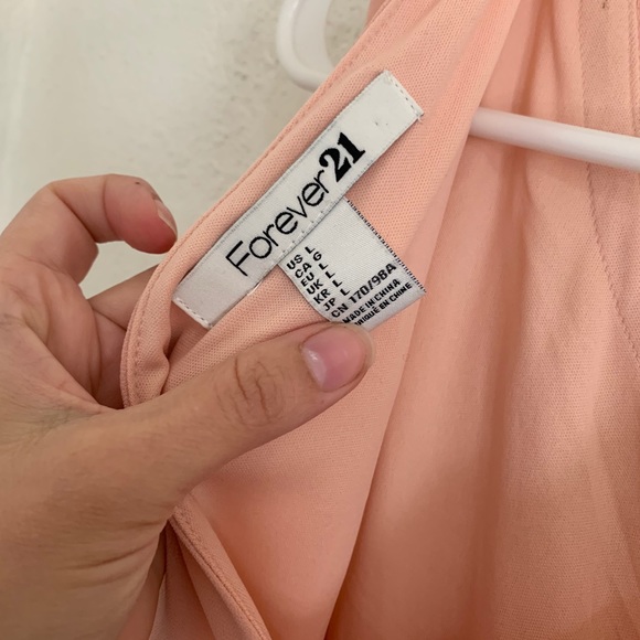 Blush pink beaded Forever 21 dress - Picture 4 of 6